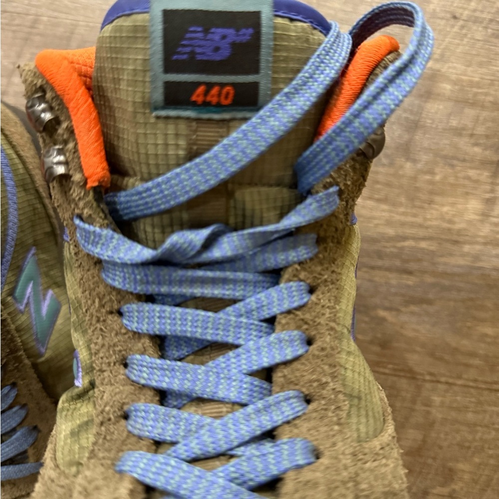 Mens New Balance Numeric 440 Trail Hiking Shoes NM440TTS Olive Suede/Blue Sz 7 - Picture 5 of 6